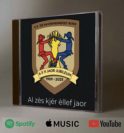 CD Hoes Jubileumlied CV de Havermennekes CD Hoes Jubileumlied CV de Havermennekes